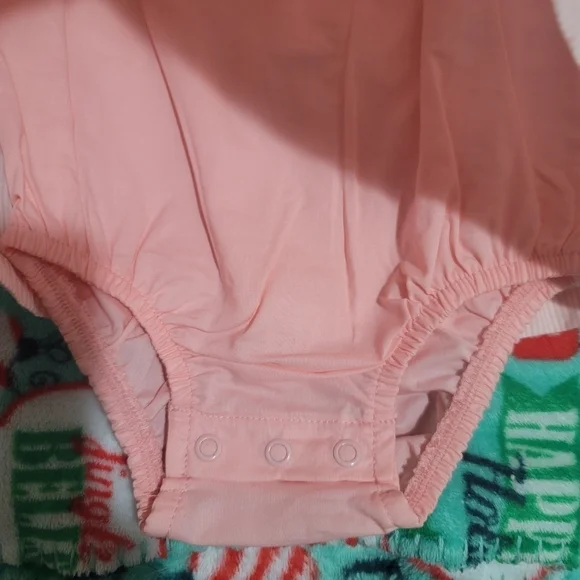 Carter's Pink Stripe Bunny Baby Girl Dress Size 6 Months - Picture 4 of 5